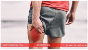 اسکات برای بانوان 4 گرفتگی عضله پشت ران بر اثر فشار زیاد بر عضلات